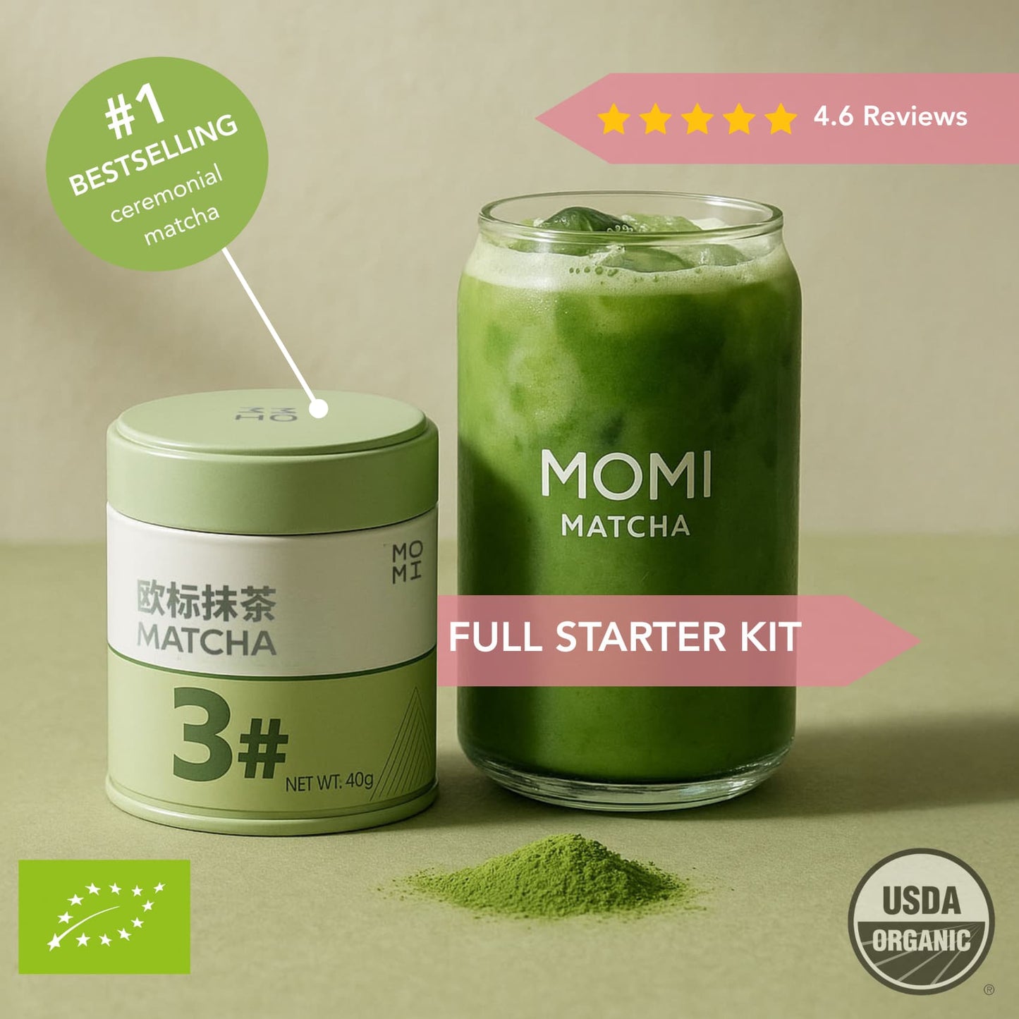 MOMI Ceremonial Matcha (LIMITED TIME OFFER)