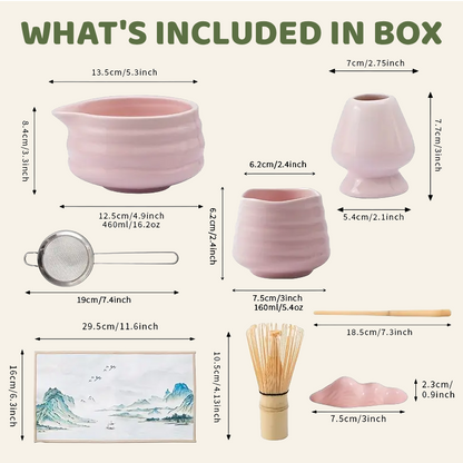MOMI 9-Piece Matcha Ritual Set + Tea (Limited Edition)