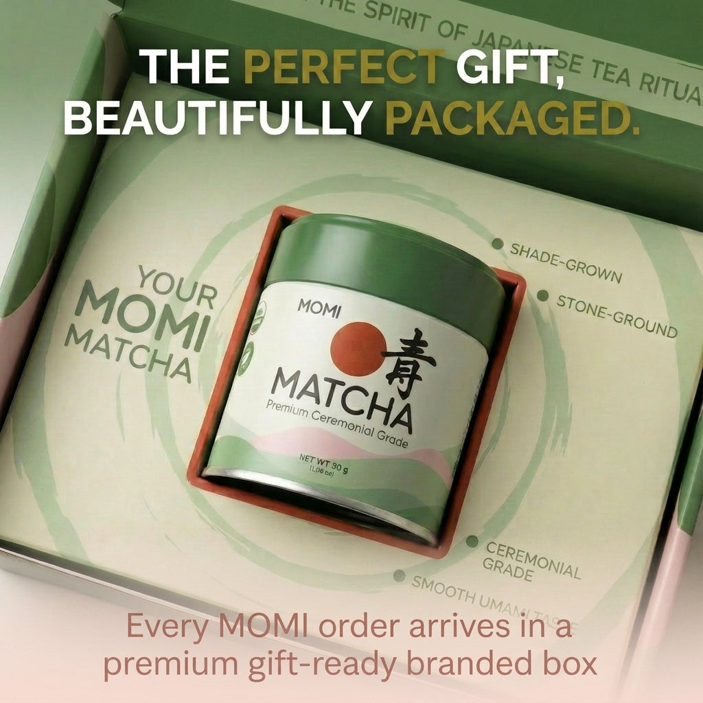 MOMI Ceremonial Matcha — Calm Energy. Sharp Focus. No Crash.