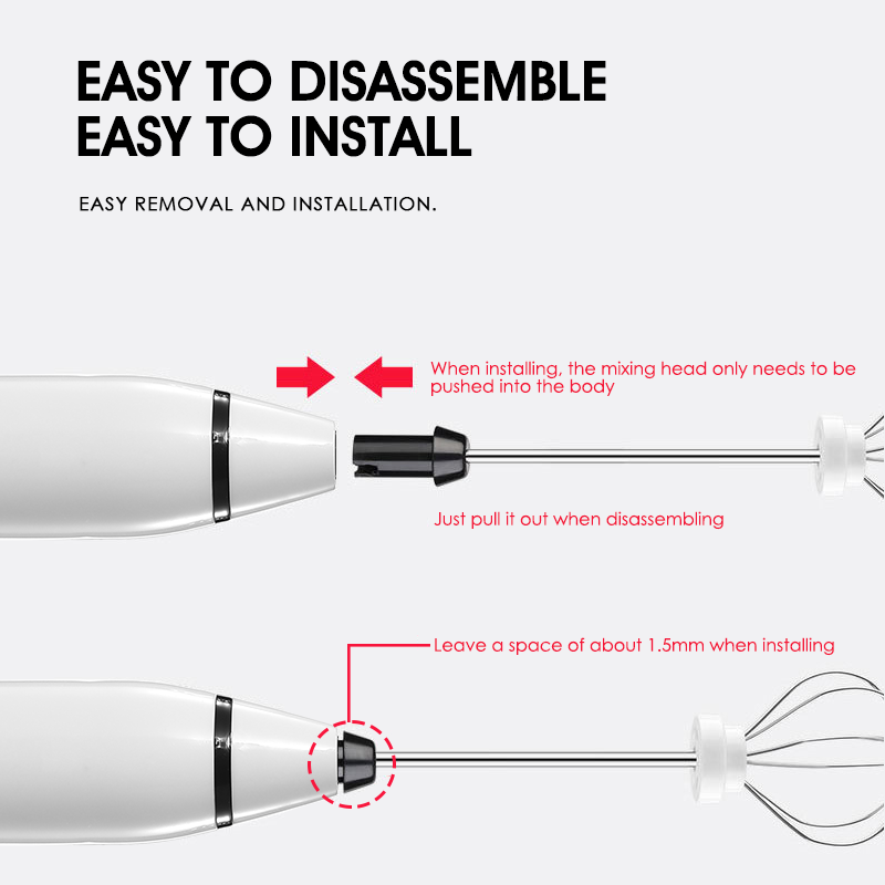 MOMI 2-in-1 Electric Whisk