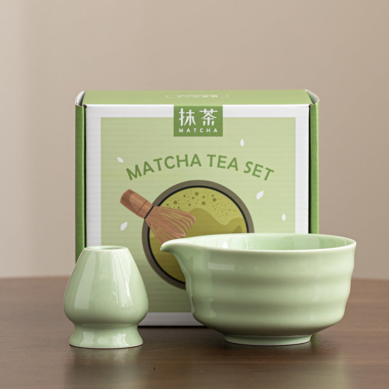 MOMI Matcha Bowl & Whisk Holder Set (2 Pieces)