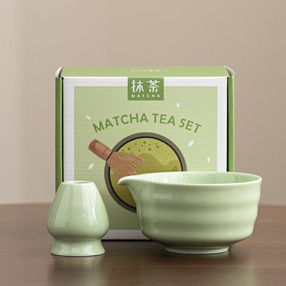 MOMI Matcha Bowl & Whisk Holder Set (2 Pieces)