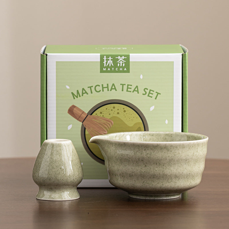 MOMI Matcha Bowl & Whisk Holder Set (2 Pieces)