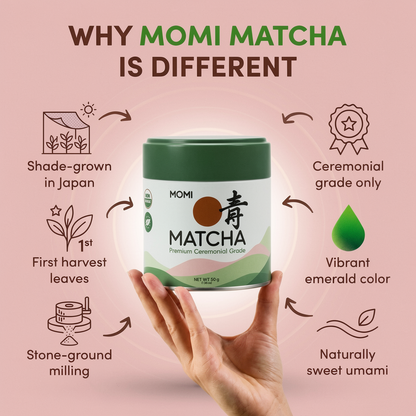 MOMI Ceremonial Matcha (LIMITED TIME OFFER)